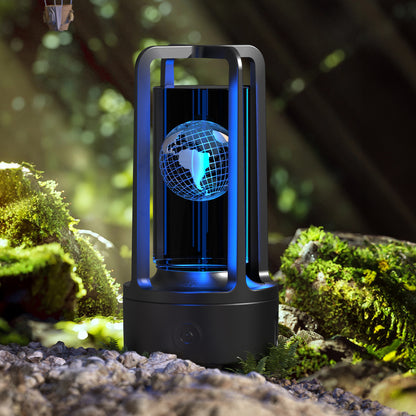GlowTunes™ – Crystal Lamp & Bluetooth Speaker