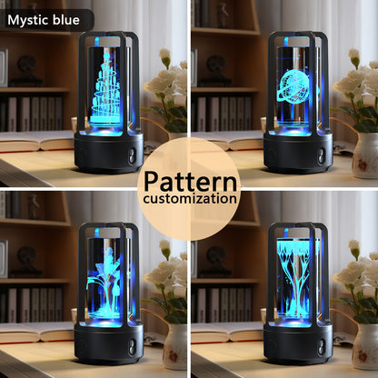 GlowTunes™ – Crystal Lamp & Bluetooth Speaker