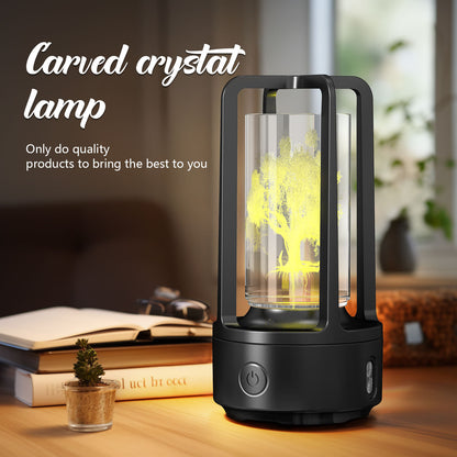 GlowTunes™ – Crystal Lamp & Bluetooth Speaker