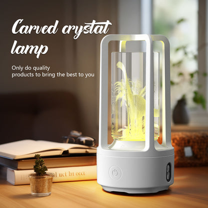 GlowTunes™ – Crystal Lamp & Bluetooth Speaker