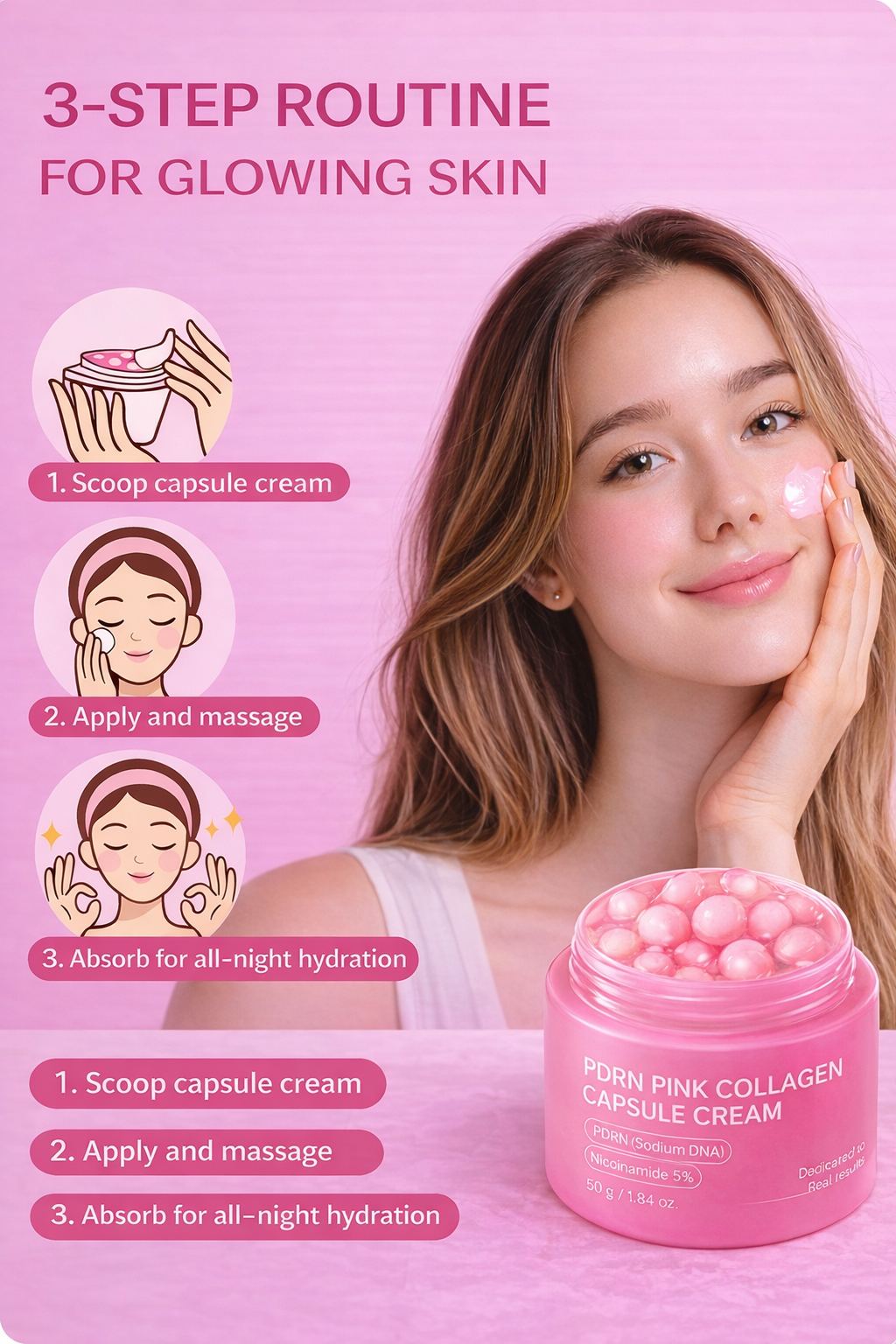 GlowSkin™ - PDRN Collagen Capsule Cream
