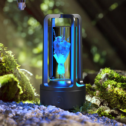 GlowTunes™ – Crystal Lamp & Bluetooth Speaker