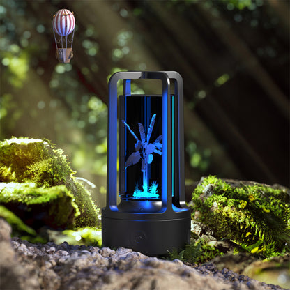 GlowTunes™ – Crystal Lamp & Bluetooth Speaker